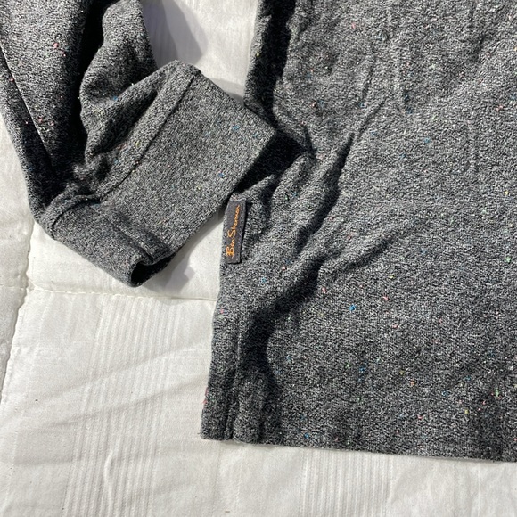 Ben Sherman Men’s Shirt Long Sleeve Henley T-Shirt Grey Size XL - Picture 7 of 8